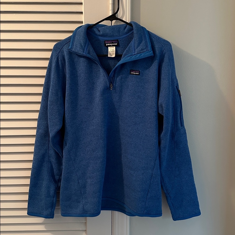 Patagonia 1/4-Zip Better Sweater Blue Fleece Jacket